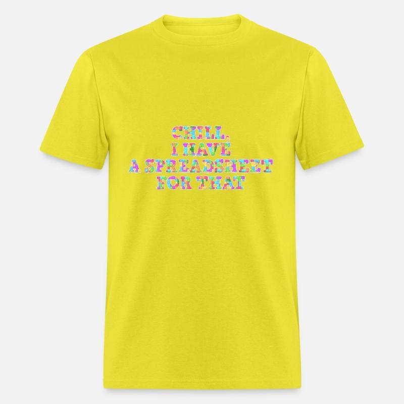 Chill, I Have A Spreadsheet For That