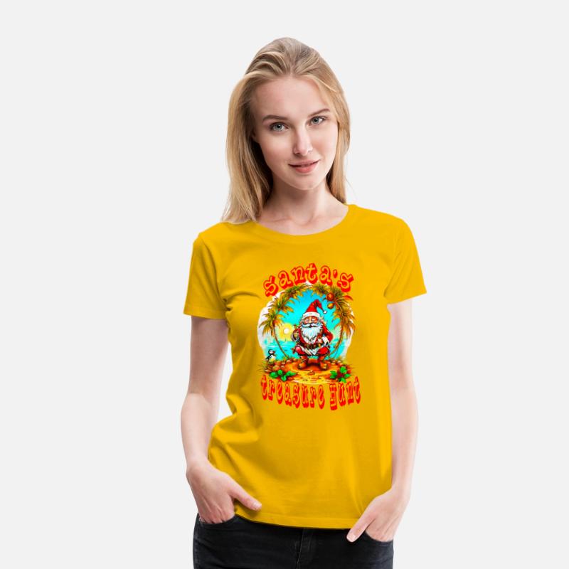 Christmas Pirate Santa Clause Festive Holiday Art