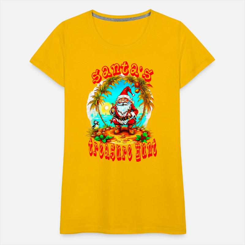 Christmas Pirate Santa Clause Festive Holiday Art