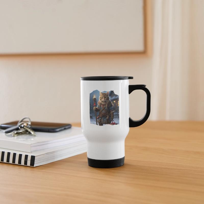 Christmas Viking cat