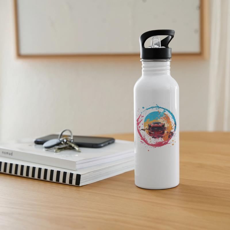 Circle Splash Logo - Karting design