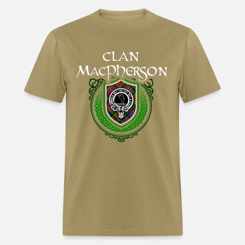 Clan MacPherson Scottish Crest Badge and Tartan
