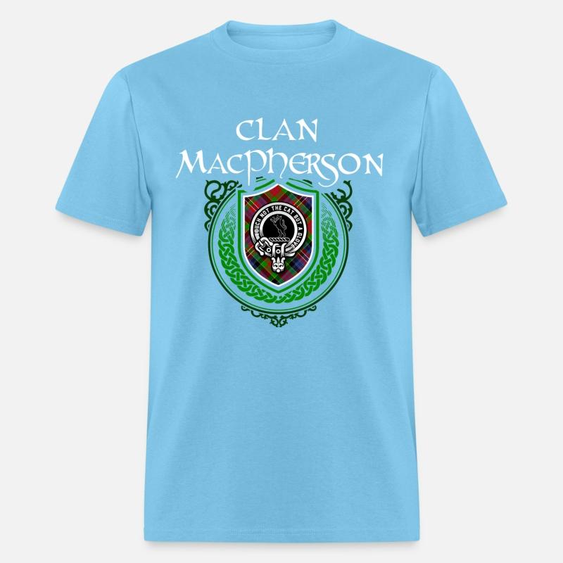 Clan MacPherson Scottish Crest Badge and Tartan