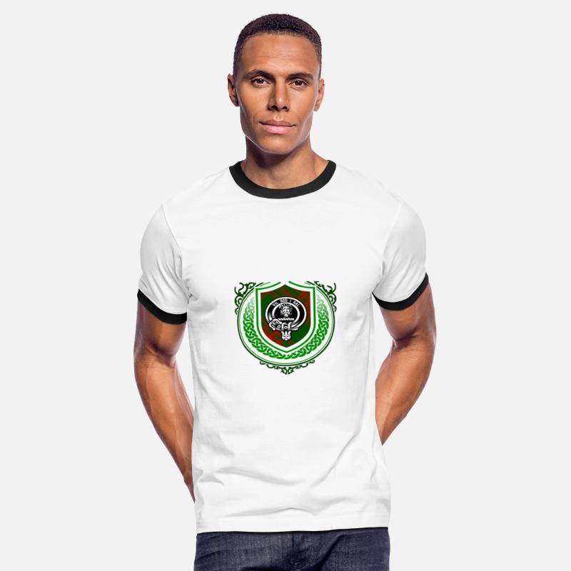 Clan Menzies Scottish Crest Badge and Tartan