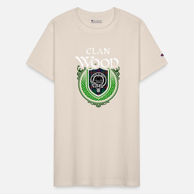 Clan Wood Scottish Crest Badge and Tartan