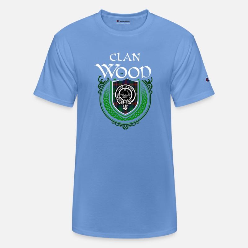 Clan Wood Scottish Crest Badge and Tartan