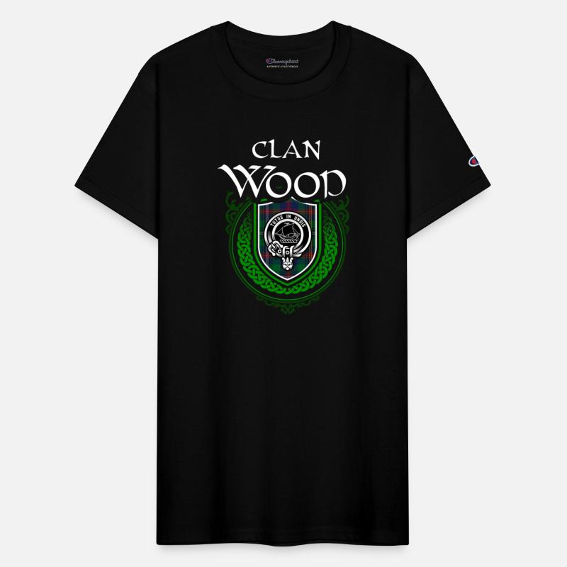 Clan Wood Scottish Crest Badge and Tartan