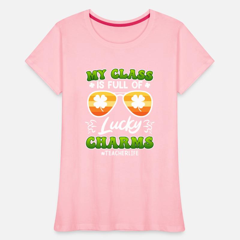 Class full of Lucky Charms teacher saying