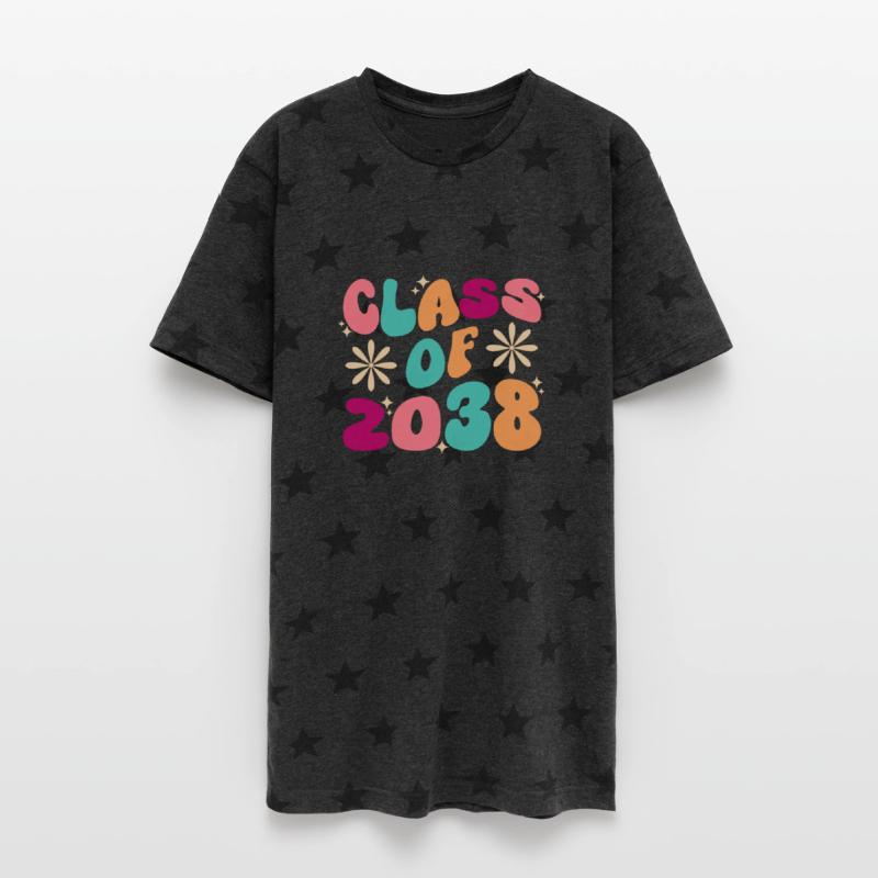 class of 2038 groovy art, back to school gift
