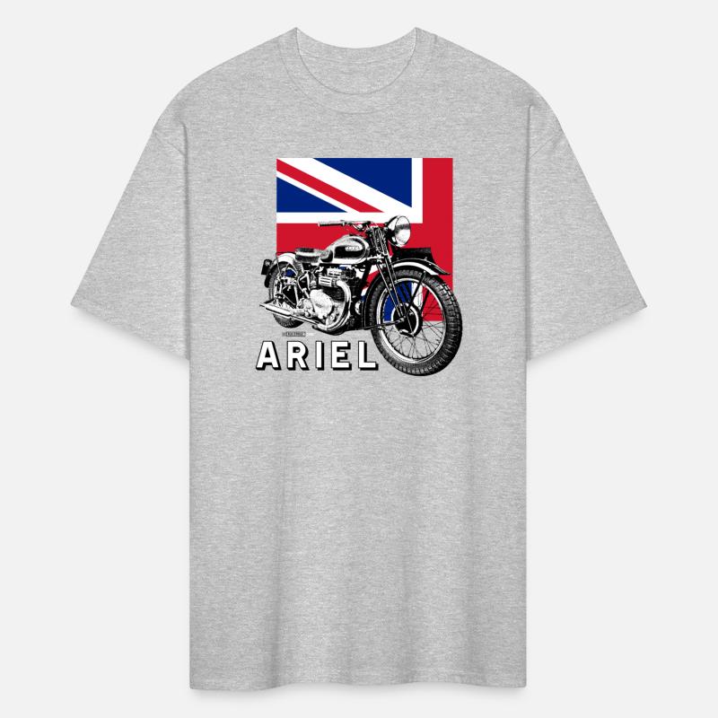 Classic ARIEL motorcycle script and illustration +