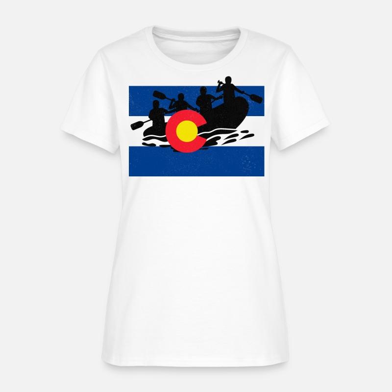 Colorado flag native state lovers rafting group