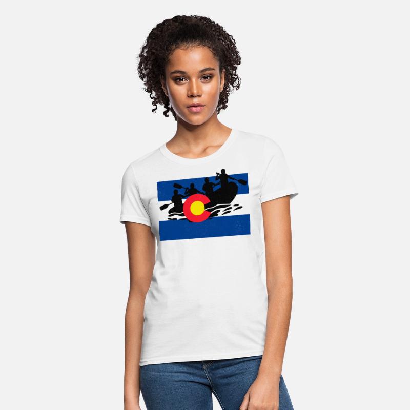 Colorado flag native state lovers rafting group