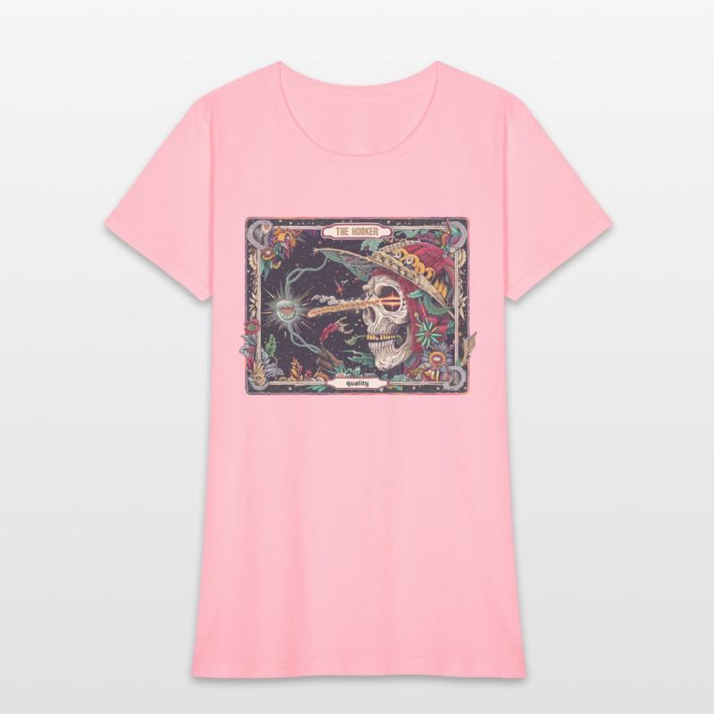 Colorful Cosmic Smoking Skeleton Art Print