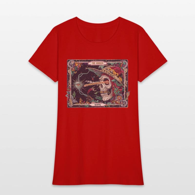 Colorful Cosmic Smoking Skeleton Art Print