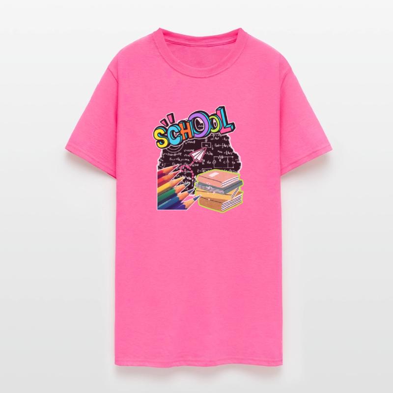 Colorful School Days Illustration