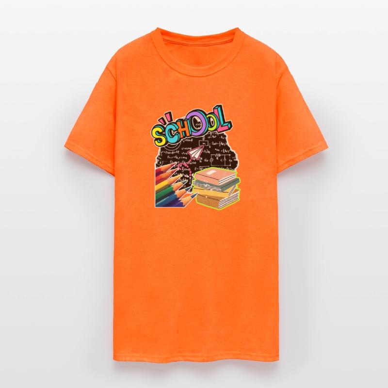 Colorful School Days Illustration