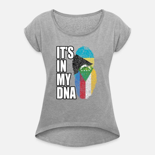 Comoran And Bahamian Mix Heritage DNA Flag