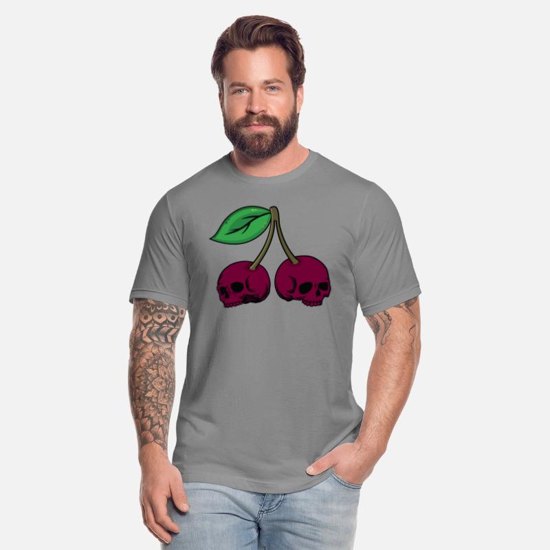 Cool Skull Cherry Blossom Fruit Head