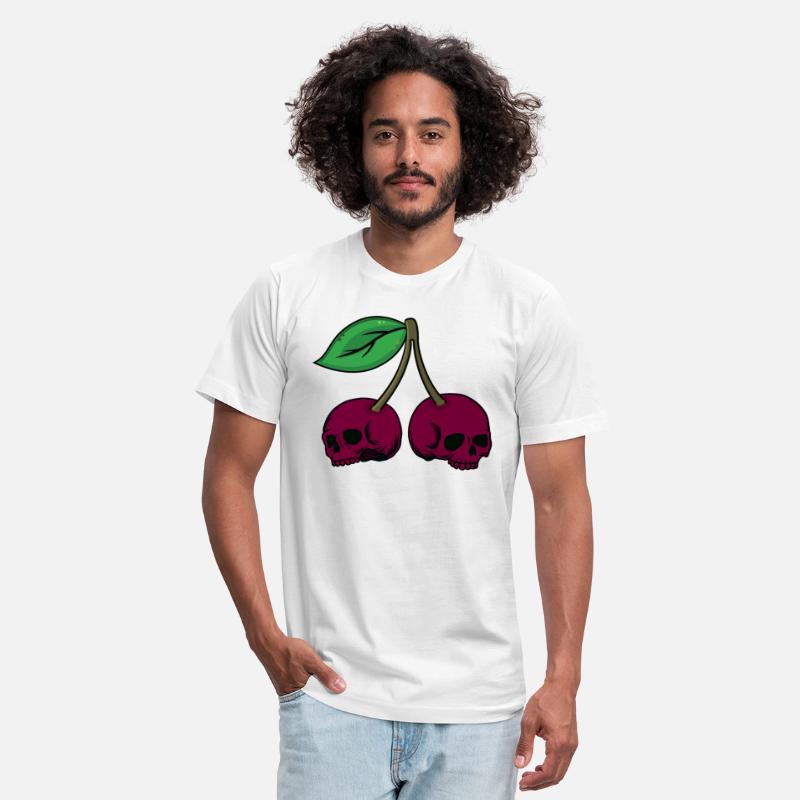 Cool Skull Cherry Blossom Fruit Head