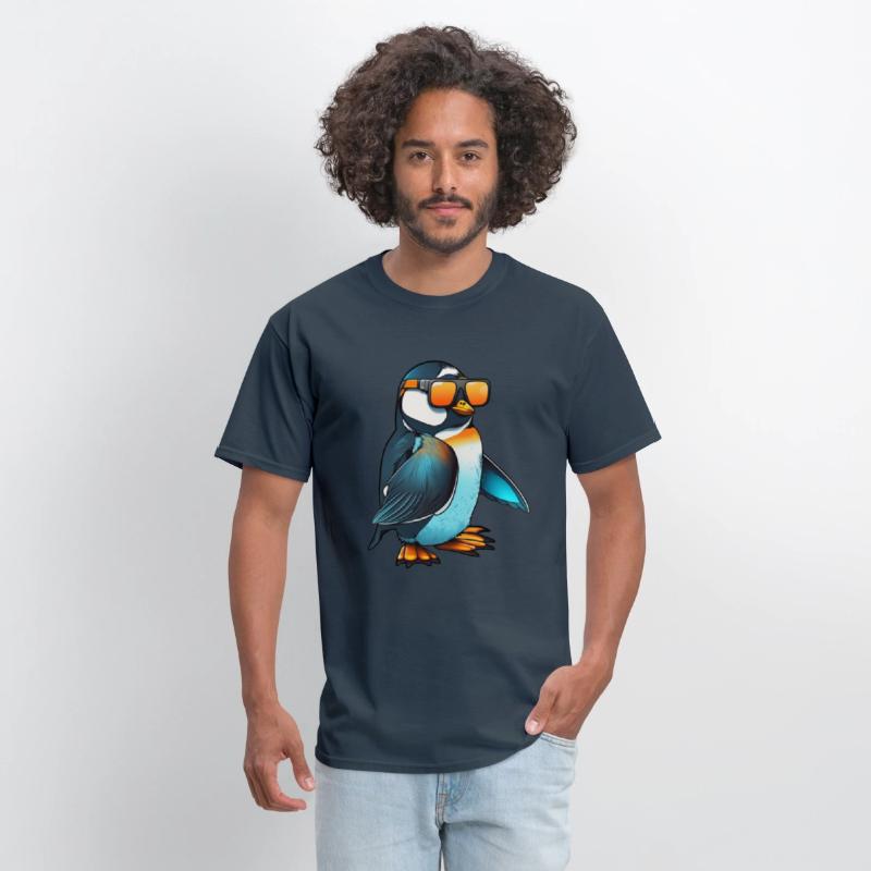 Cool Winter Penguin with sunglasses