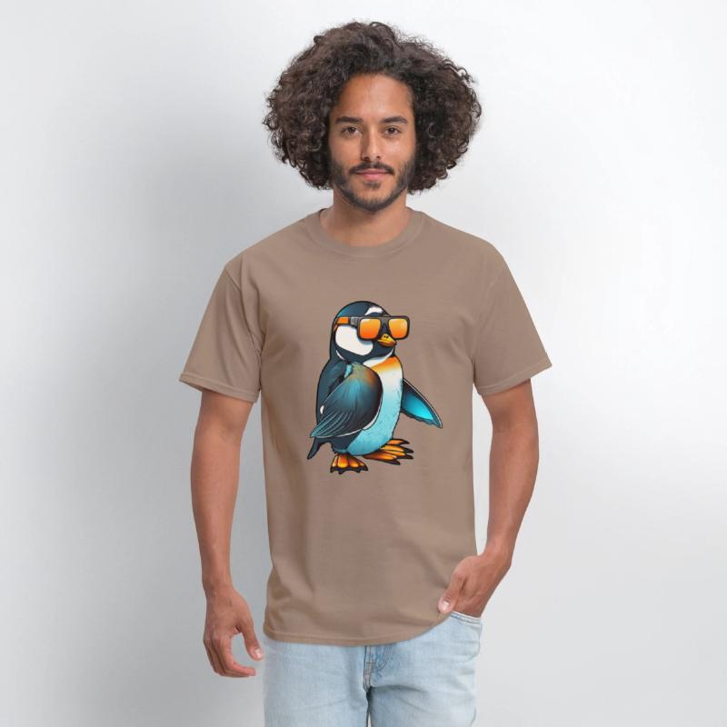Cool Winter Penguin with sunglasses