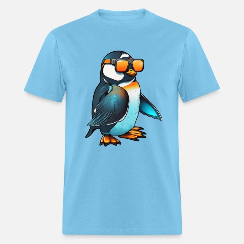 Cool Winter Penguin with sunglasses