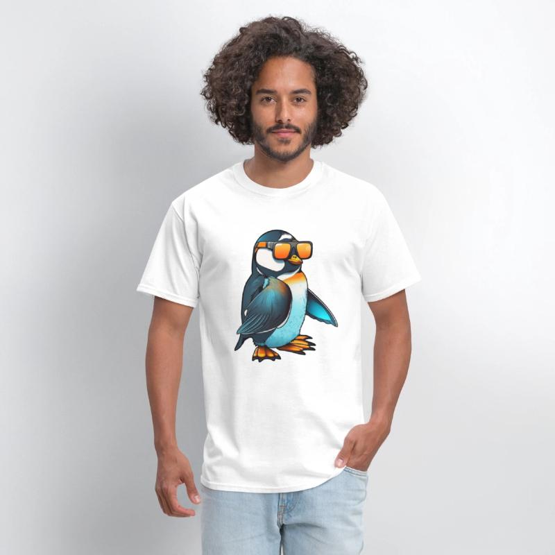 Cool Winter Penguin with sunglasses