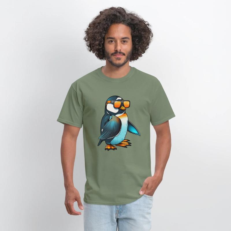 Cool Winter Penguin with sunglasses