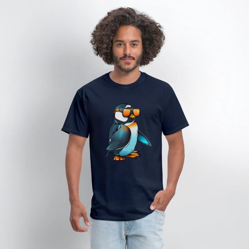 Cool Winter Penguin with sunglasses