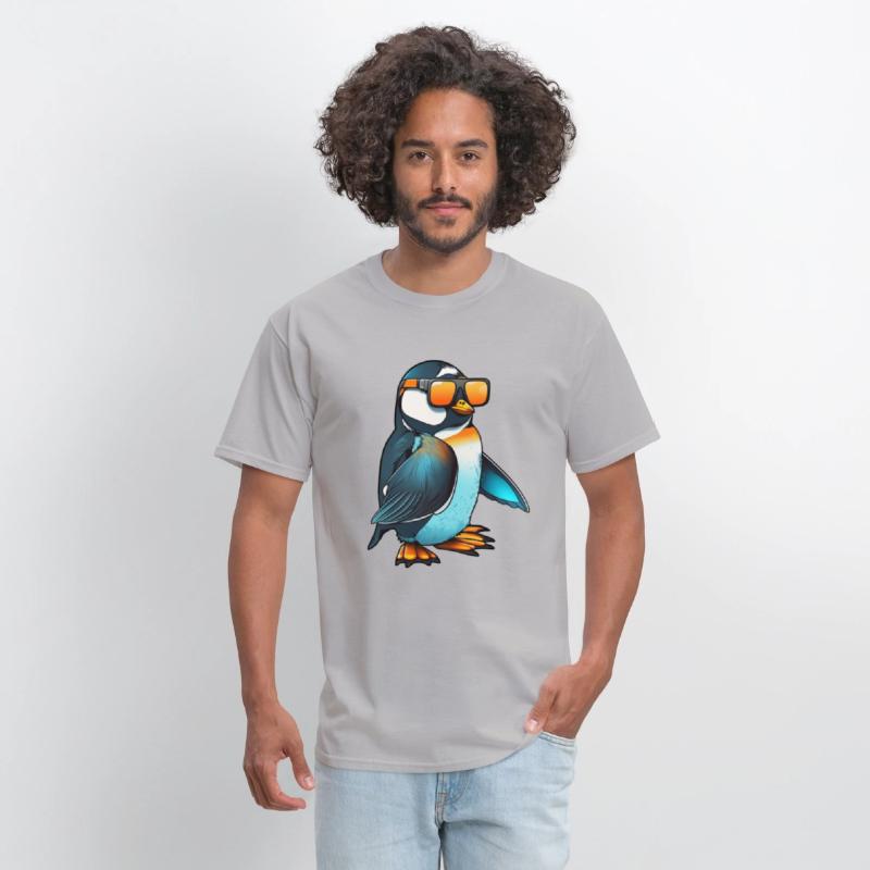 Cool Winter Penguin with sunglasses