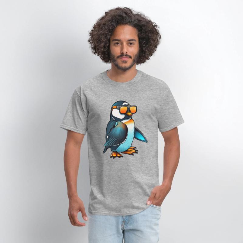 Cool Winter Penguin with sunglasses