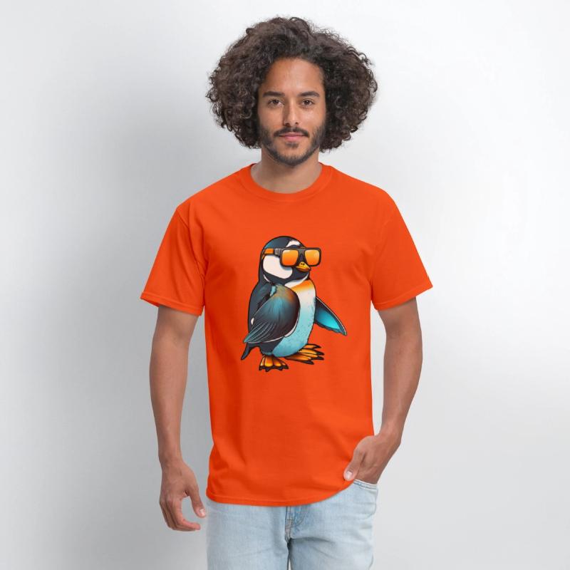 Cool Winter Penguin with sunglasses