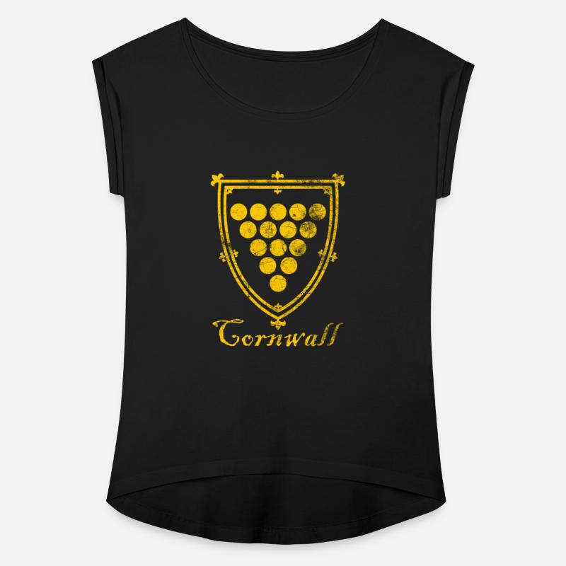 Cornwall Distressed Medieval Gold Cornish Shield