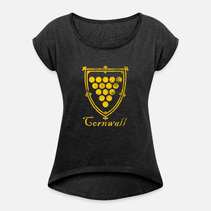 Cornwall Distressed Medieval Gold Cornish Shield