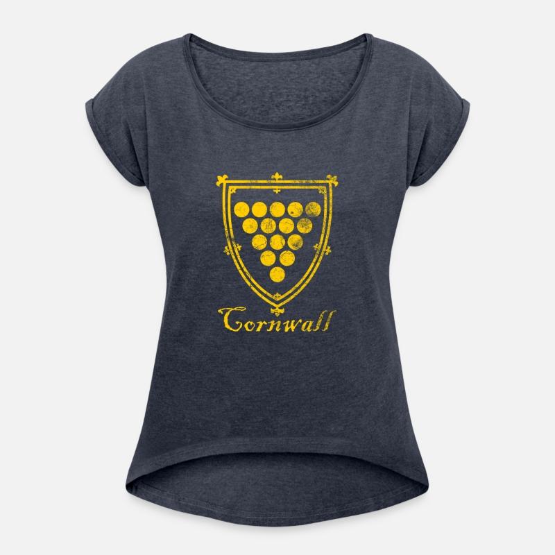 Cornwall Distressed Medieval Gold Cornish Shield
