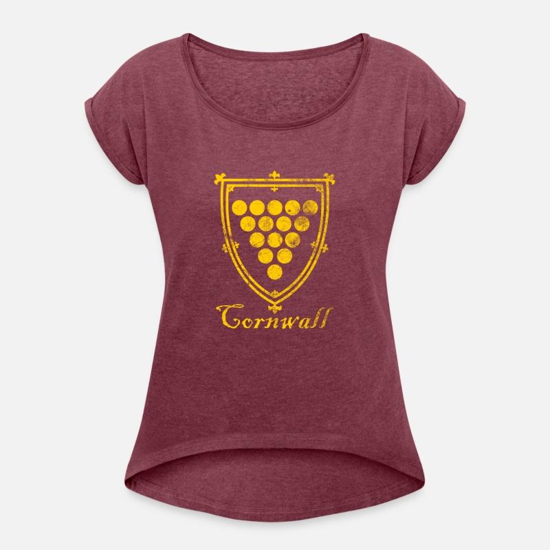 Cornwall Distressed Medieval Gold Cornish Shield