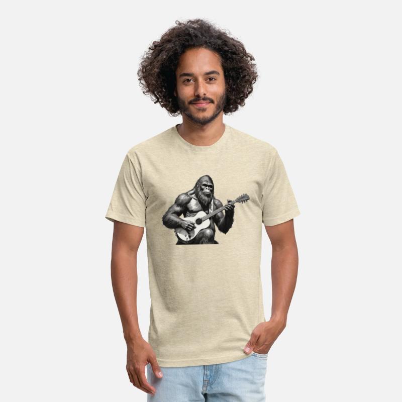 Country Bigfoot Play Acoustic Guitar Bluegrass