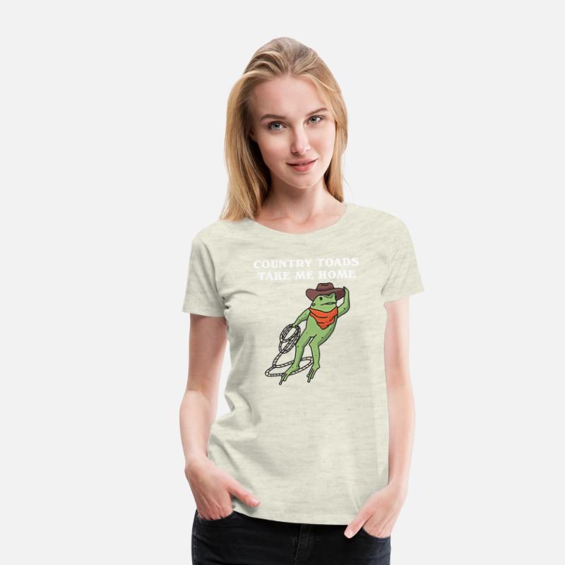 Country Toads Take Me Home Cowboy Frog