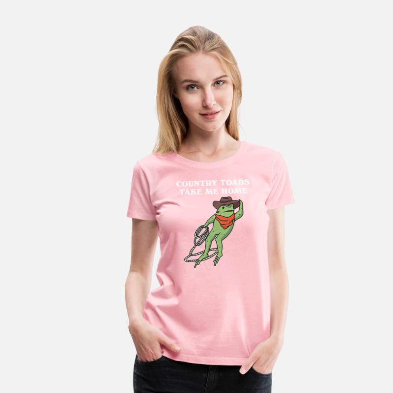 Country Toads Take Me Home Cowboy Frog