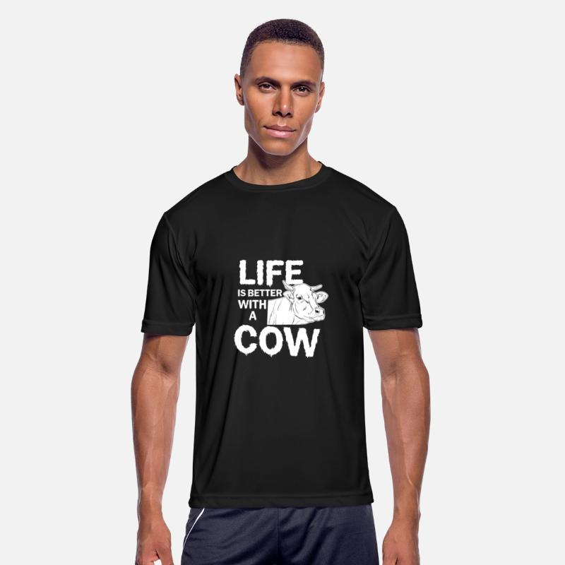 Cow life farm animal milk