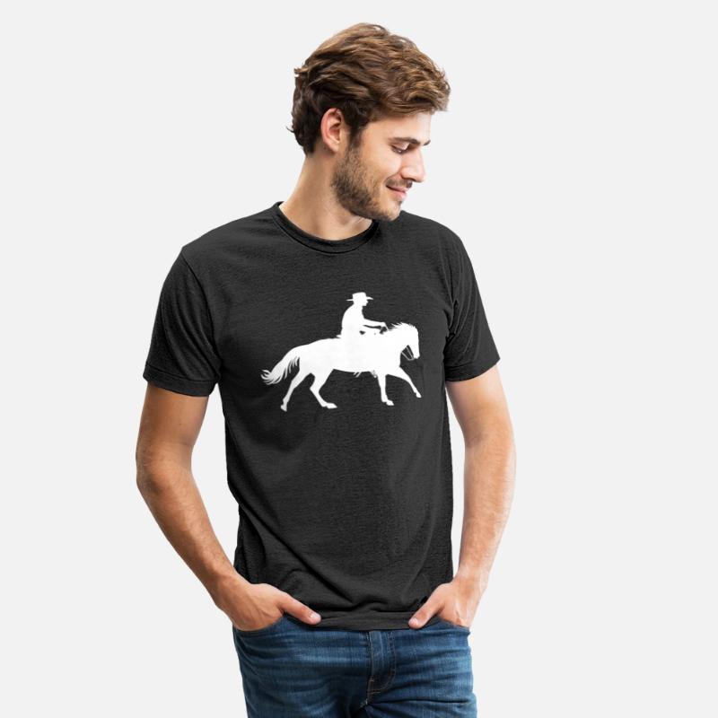 Cowboy - Galloping Horse and Rider Silhouette