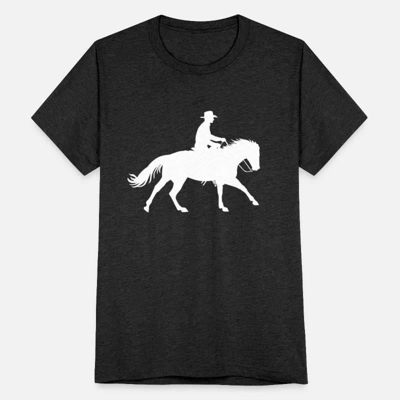Cowboy - Galloping Horse and Rider Silhouette