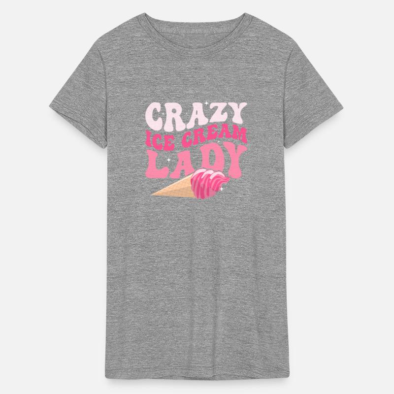 Crazy Ice Cream Lady Summer Scoop Cone