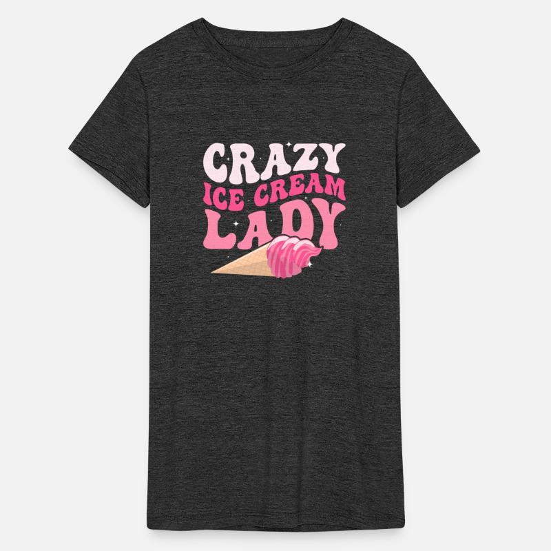 Crazy Ice Cream Lady Summer Scoop Cone