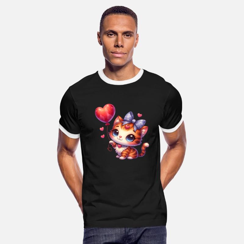 cute cat gift separate with ballon.