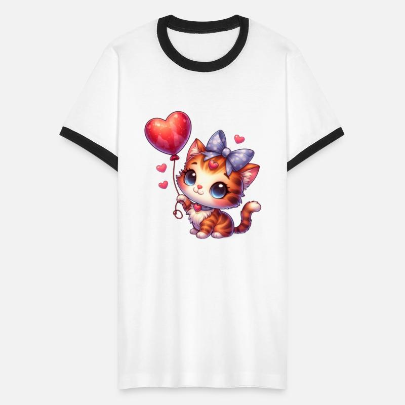 cute cat gift separate with ballon.