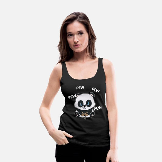 Cute Gamer Panda Console Player Gaming