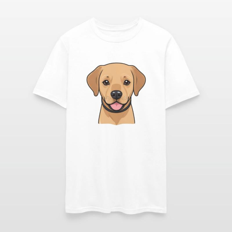 Cute Labrador Retriever Comic Style Design 3