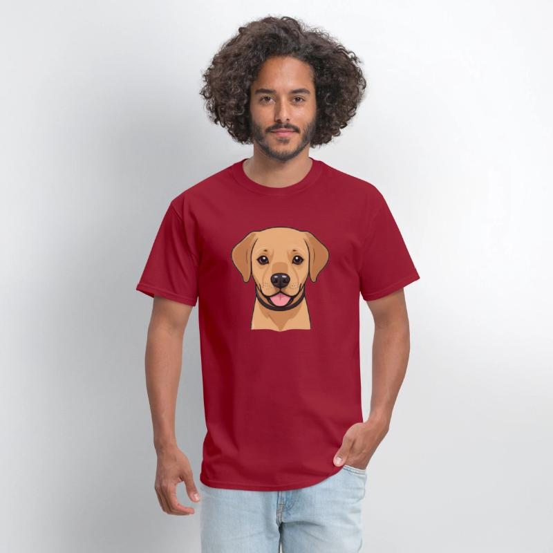 Cute Labrador Retriever Comic Style Design 3