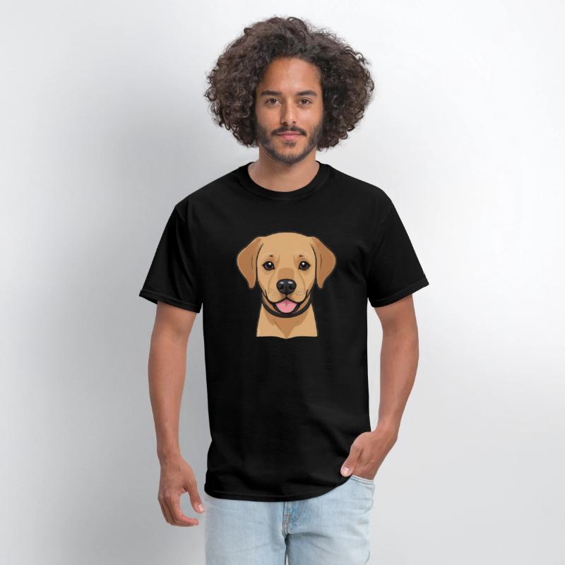 Cute Labrador Retriever Comic Style Design 3